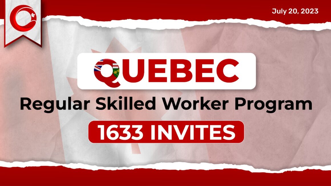 Recent Quebec Draw Invites 1633 Candidates To Apply For PR