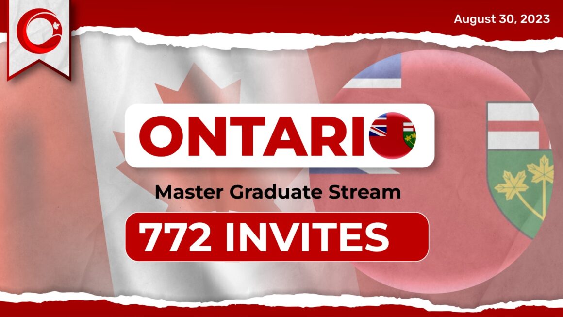 Recent Ontario PNP Draw Iusses 772 Masters Graduates