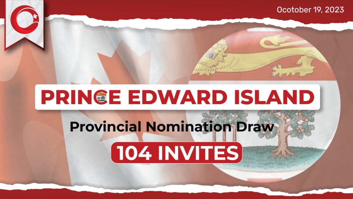 Recent PEI PNP Draw Invites 104 applicants