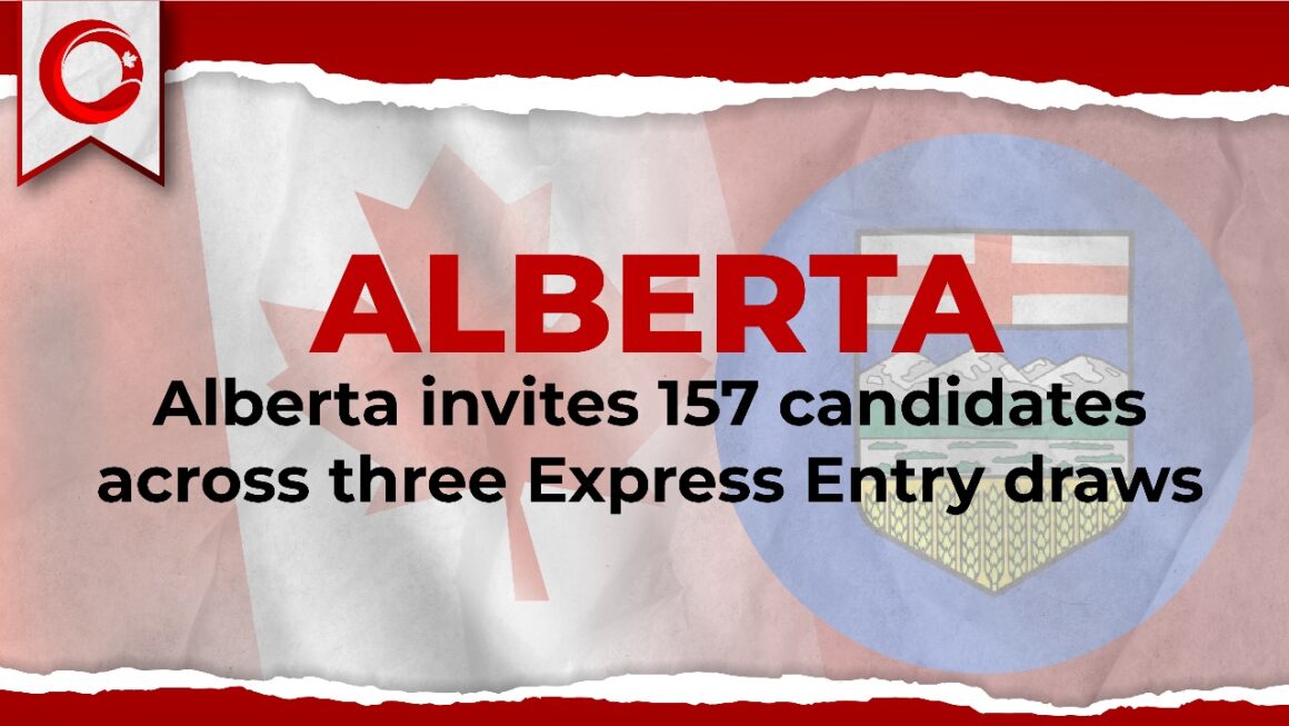 Alberta Invites 157 Candidates Across Three Express Entry Draws