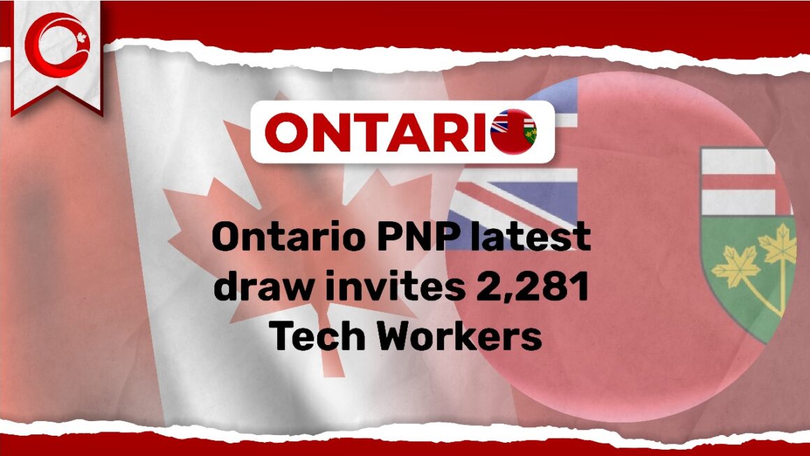 Ontario PNP Latest Draw invites 2,281 Tech Workers