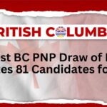Latest BC PNP Draw of May invites 81 candidates for PR